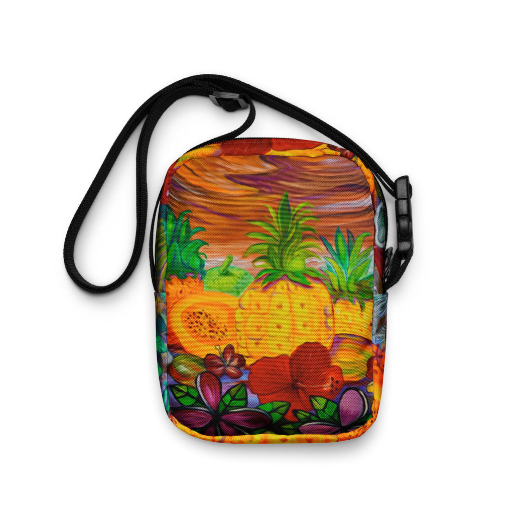Hua Aloha Utility crossbody bag by Rachael Ray Art