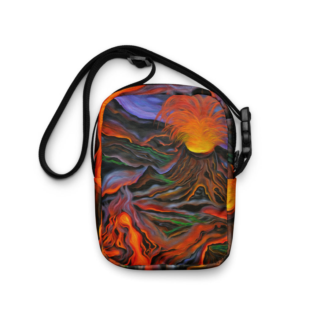 Madame Pele Utility crossbody bag by Rachael Ray Art