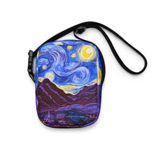 Load image into Gallery viewer, Maui Starry Night Utility crossbody bag by Rachael Ray Art

