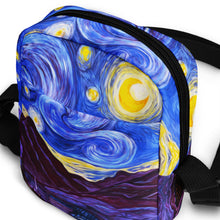 Load image into Gallery viewer, Maui Starry Night Utility crossbody bag by Rachael Ray Art
