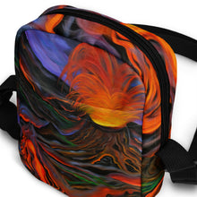 Load image into Gallery viewer, Madame Pele Utility crossbody bag by Rachael Ray Art
