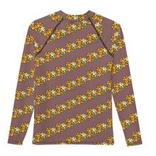 Load image into Gallery viewer, Lei Puakenikeni by Honiʻs Hawaiʻi ʻŌpio Rash Guard
