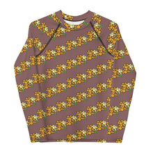 Load image into Gallery viewer, Lei Puakenikeni by Honiʻs Hawaiʻi ʻŌpio Rash Guard
