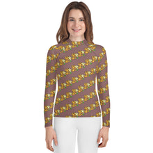Load image into Gallery viewer, Lei Puakenikeni by Honiʻs Hawaiʻi ʻŌpio Rash Guard
