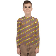 Load image into Gallery viewer, Lei Puakenikeni by Honiʻs Hawaiʻi ʻŌpio Rash Guard
