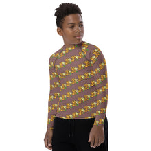 Load image into Gallery viewer, Lei Puakenikeni by Honiʻs Hawaiʻi ʻŌpio Rash Guard
