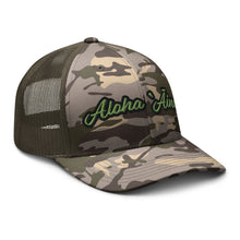 Load image into Gallery viewer, Aloha ʻĀina Camouflage trucker hat
