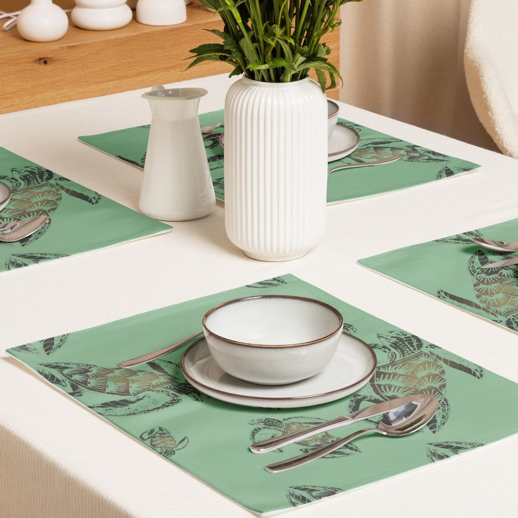 ʻEa (Turtle) by Hakuole Designs Placemat Set