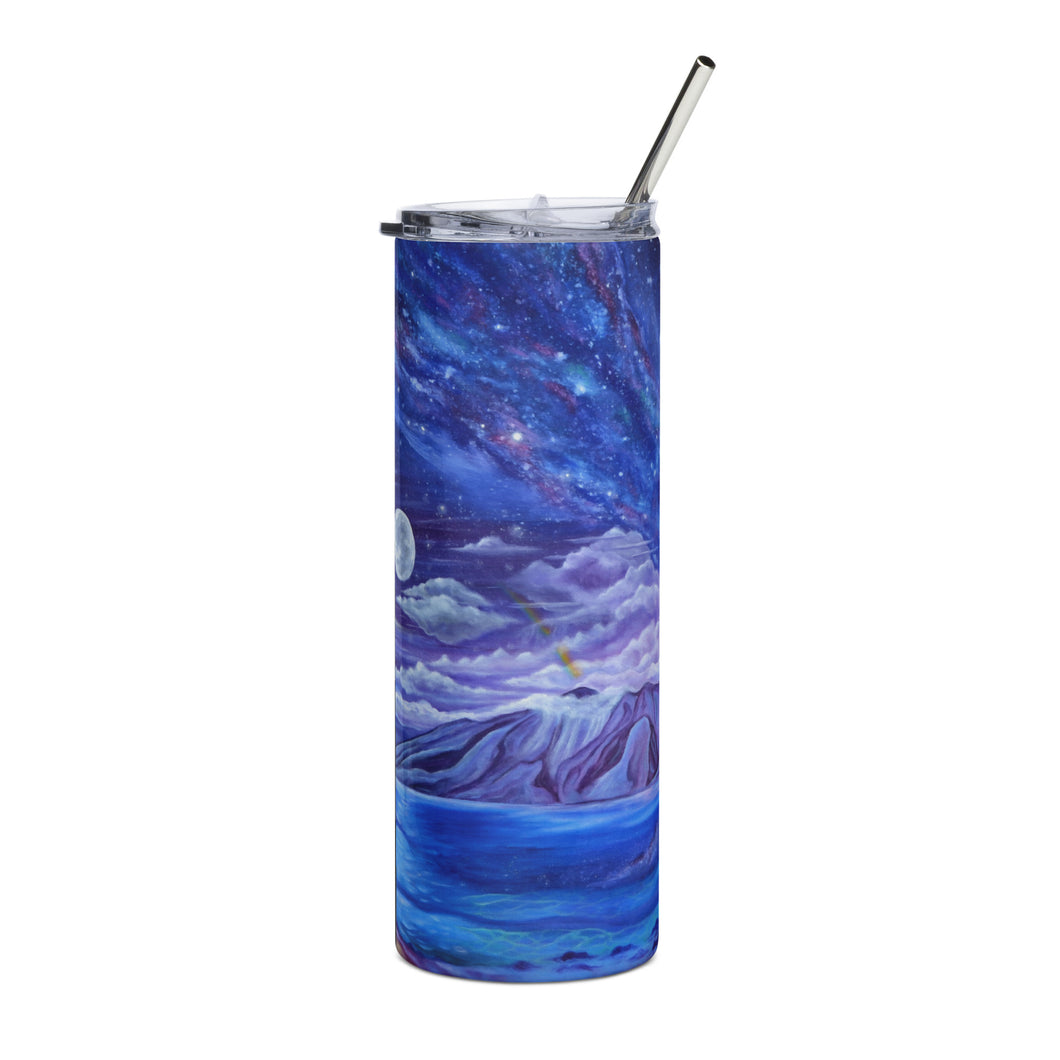 Molokai Nui A Hina Stainless steel tumbler by Rachael Ray Art