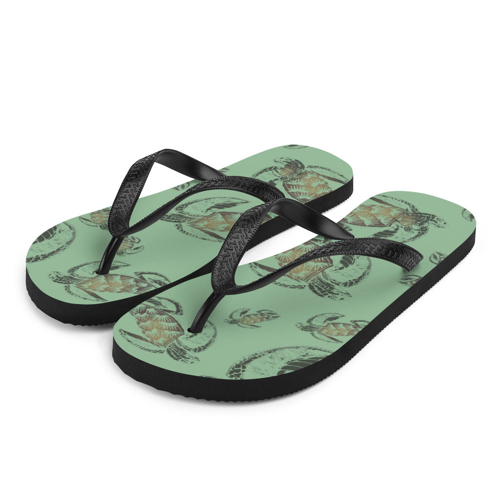 ʻEa (Turtle) by Hakuole Designs Slippers