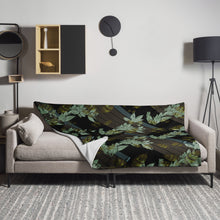 Load image into Gallery viewer, &quot;Kāhuli&quot; ʻEleʻele by Hakuole Designs Throw Blanket
