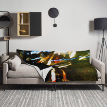 Load image into Gallery viewer, &quot;Natureʻs Rhythm&quot; by Rachael Ray Art Throw Blanket
