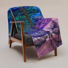 Load image into Gallery viewer, &quot;Kai Kahana&quot; by Rachael Ray Art Throw Blanket
