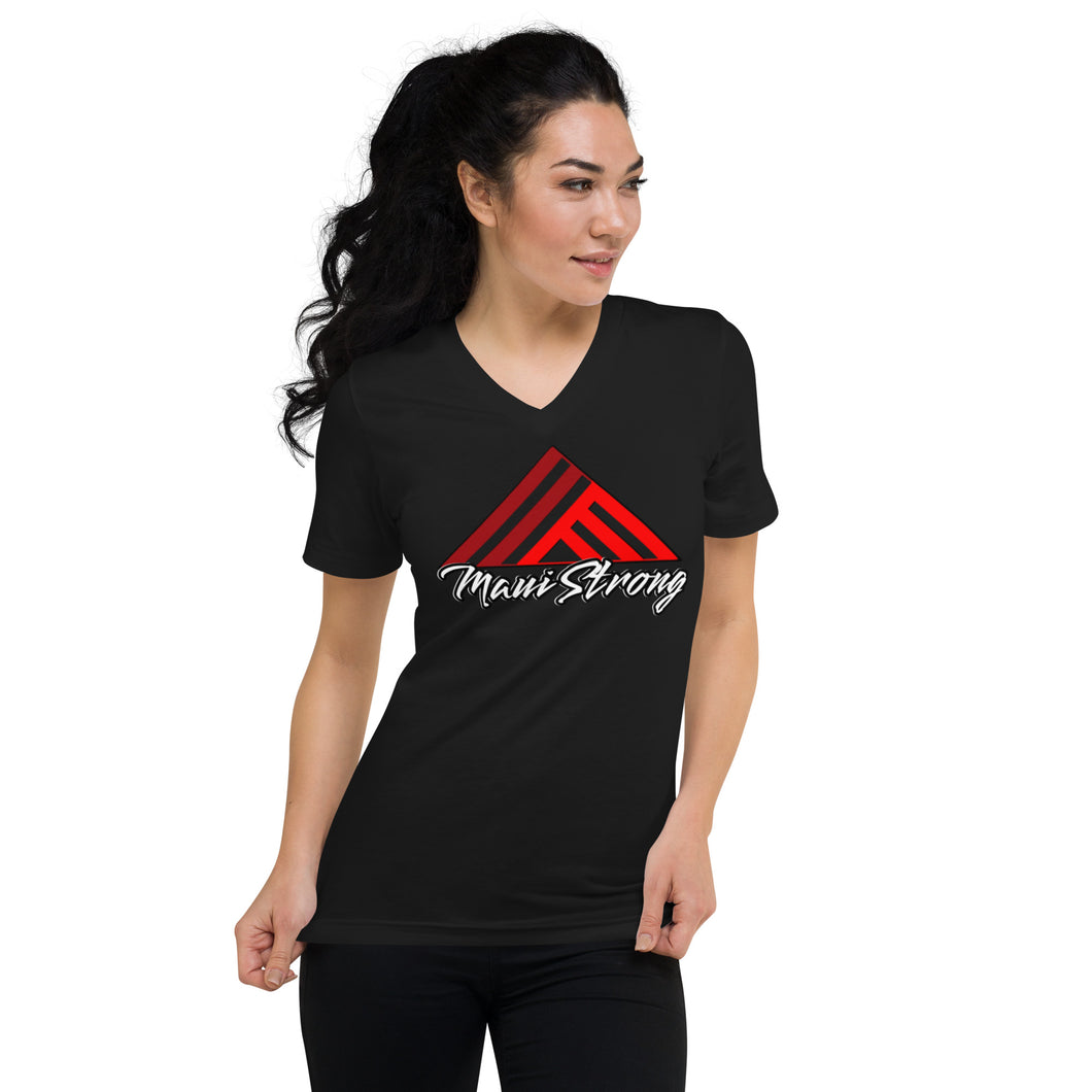 BENEFIT Maui Strong by Hakuole Designs Unisex Short Sleeve V-Neck Tee
