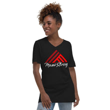 Load image into Gallery viewer, BENEFIT Maui Strong by Hakuole Designs Unisex Short Sleeve V-Neck Tee
