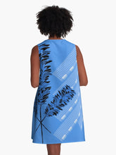 Load image into Gallery viewer, "3 Kāhili" ʻUli by Hakuole Designs A Line Dress
