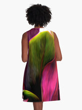 Load image into Gallery viewer, &quot;Ti Leaf Bouquet&quot; A Line Dress
