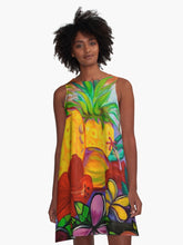 Load image into Gallery viewer, &quot;Hua Aloha&quot; A Line Dress
