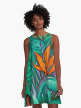 Load image into Gallery viewer, &quot;Pua Manu&quot; A Line Dress
