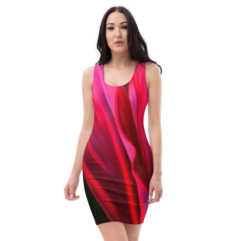 Red Ti Leaf Series #3 Pili Paʻa Dress