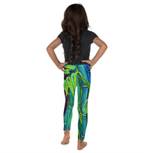 Load image into Gallery viewer, Blue Bamboo Kids Leggings
