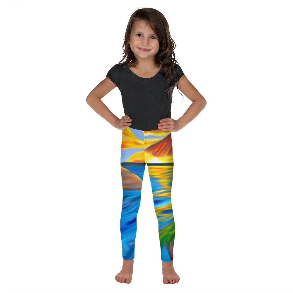 Palm Island Sunrise Kids Leggings