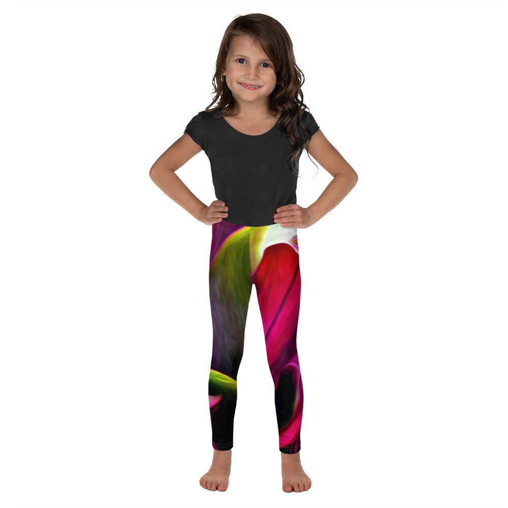Ti Leaf Bouquet Kids Leggings