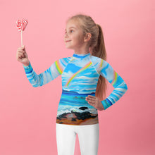Load image into Gallery viewer, A Happy Place Keiki Rash Guard
