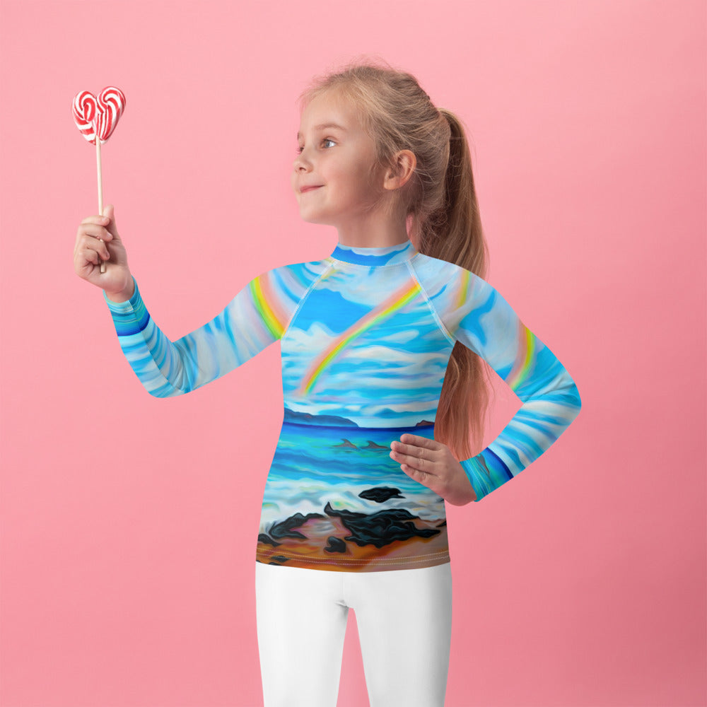 A Happy Place Keiki Rash Guard