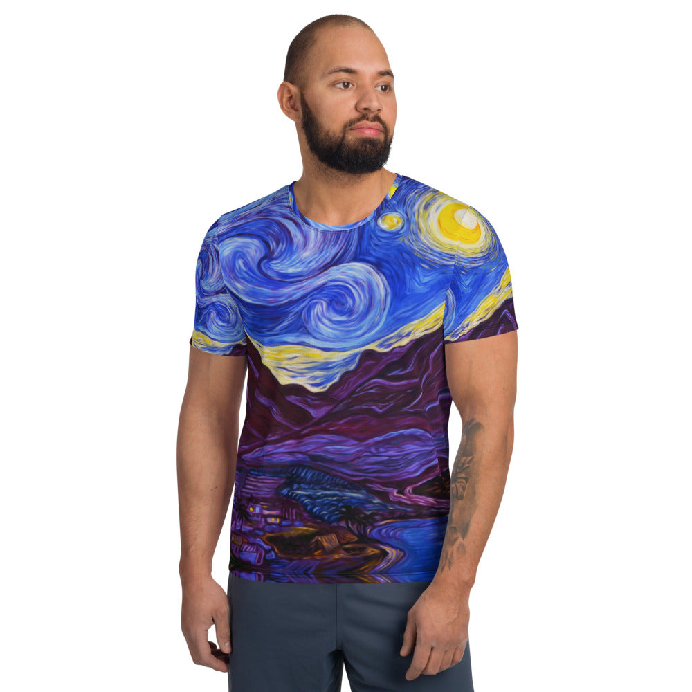 Maui Starry Night Men's Athletic T-shirt