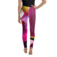 Load image into Gallery viewer, Ti Leaf Bouquet - Youth Leggings
