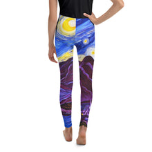Load image into Gallery viewer, Maui Starry Night - Youth Leggings
