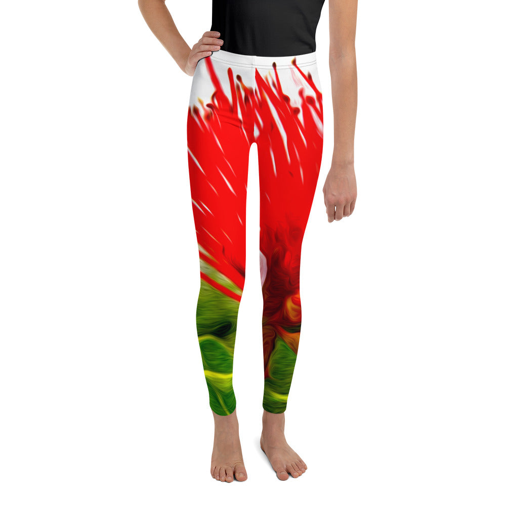 Lehua Hula Sisters - Youth Leggings