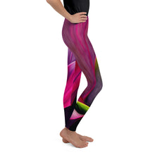Load image into Gallery viewer, Ti Leaf Bouquet - Youth Leggings
