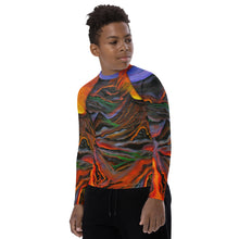 Load image into Gallery viewer, Madame Pele ʻŌpio Rash Guard
