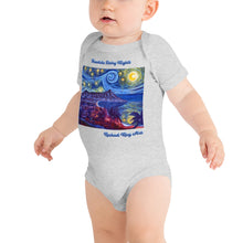 Load image into Gallery viewer, Honolulu Starry Nights Baby short sleeve one piece
