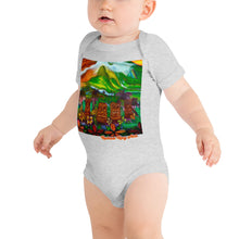 Load image into Gallery viewer, Māla Akua (Garden of Gods) Baby short sleeve one piece
