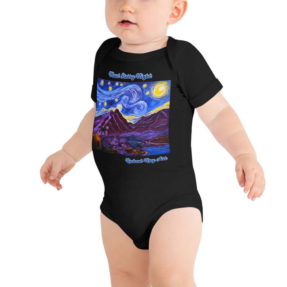 Maui Starry Night Baby short sleeve one piece
