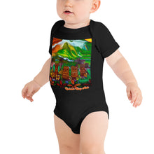 Load image into Gallery viewer, Māla Akua (Garden of Gods) Baby short sleeve one piece
