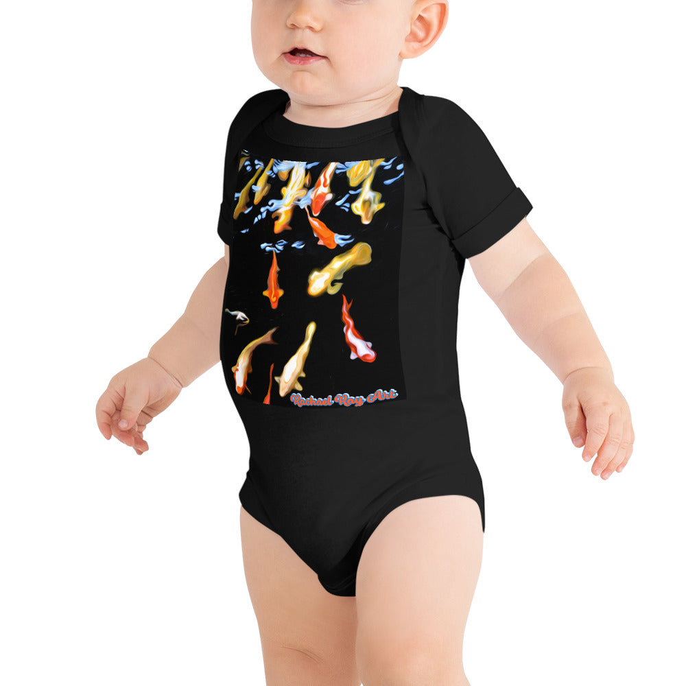 Koi Reflections Baby short sleeve one piece