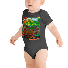 Load image into Gallery viewer, Māla Akua (Garden of Gods) Baby short sleeve one piece
