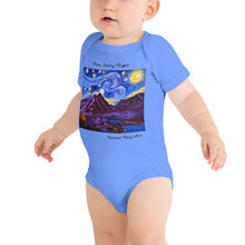 Load image into Gallery viewer, Maui Starry Night Baby short sleeve one piece
