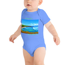 Load image into Gallery viewer, Hoʻokipa Noon Baby short sleeve one piece
