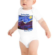Load image into Gallery viewer, Maui Starry Night Baby short sleeve one piece
