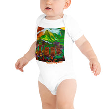 Load image into Gallery viewer, Māla Akua (Garden of Gods) Baby short sleeve one piece

