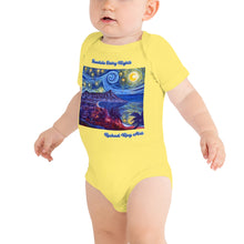 Load image into Gallery viewer, Honolulu Starry Nights Baby short sleeve one piece
