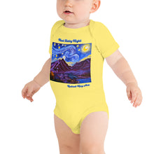 Load image into Gallery viewer, Maui Starry Night Baby short sleeve one piece
