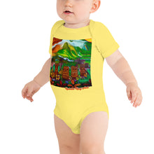 Load image into Gallery viewer, Māla Akua (Garden of Gods) Baby short sleeve one piece
