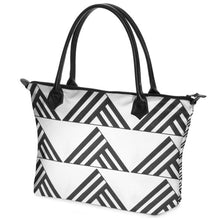 Load image into Gallery viewer, Nappa Leather &amp; Monroe Satin Zipper Hand Bag &quot;Aloha ʻĀina&quot;
