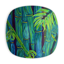Load image into Gallery viewer, Ornamental Serving Bowl &quot;Blue Bamboo&quot;
